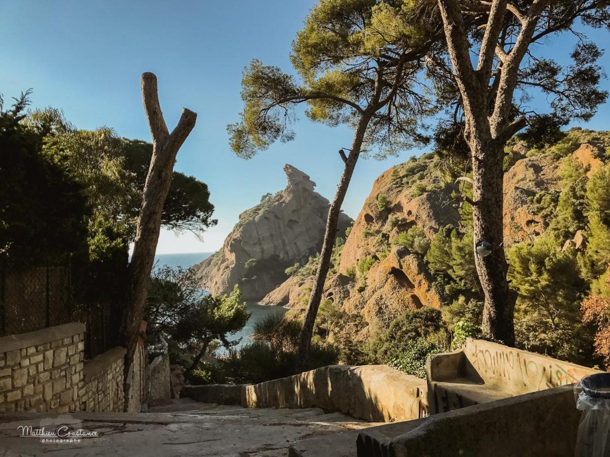 Studio Alon Ideal Pour Vos Vacances Ou Sejours Pros Saint-Cyr-sur-Mer Eksteriør billede